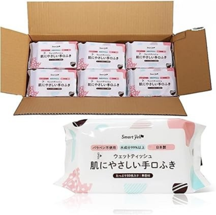 IRIS Plaza Wet Wipes 80 Sheets × 36 Packs (Total 2,880) | Made in Japan | 99% Water, With Moisturizing Ingredients, Soft Type ※ International shipping included