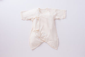 Organic Cotton Baby Undershirt - Double Layer Kimono Bodysuit