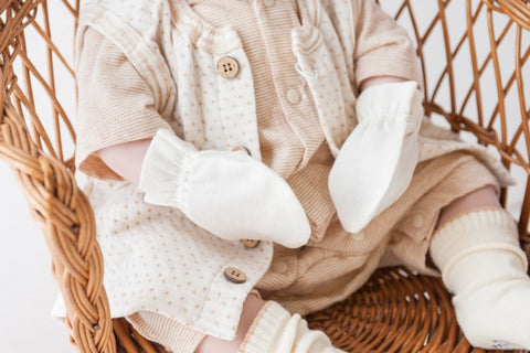 Organic Cotton Baby Mittens